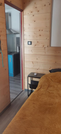 Vue depuis pied du lit